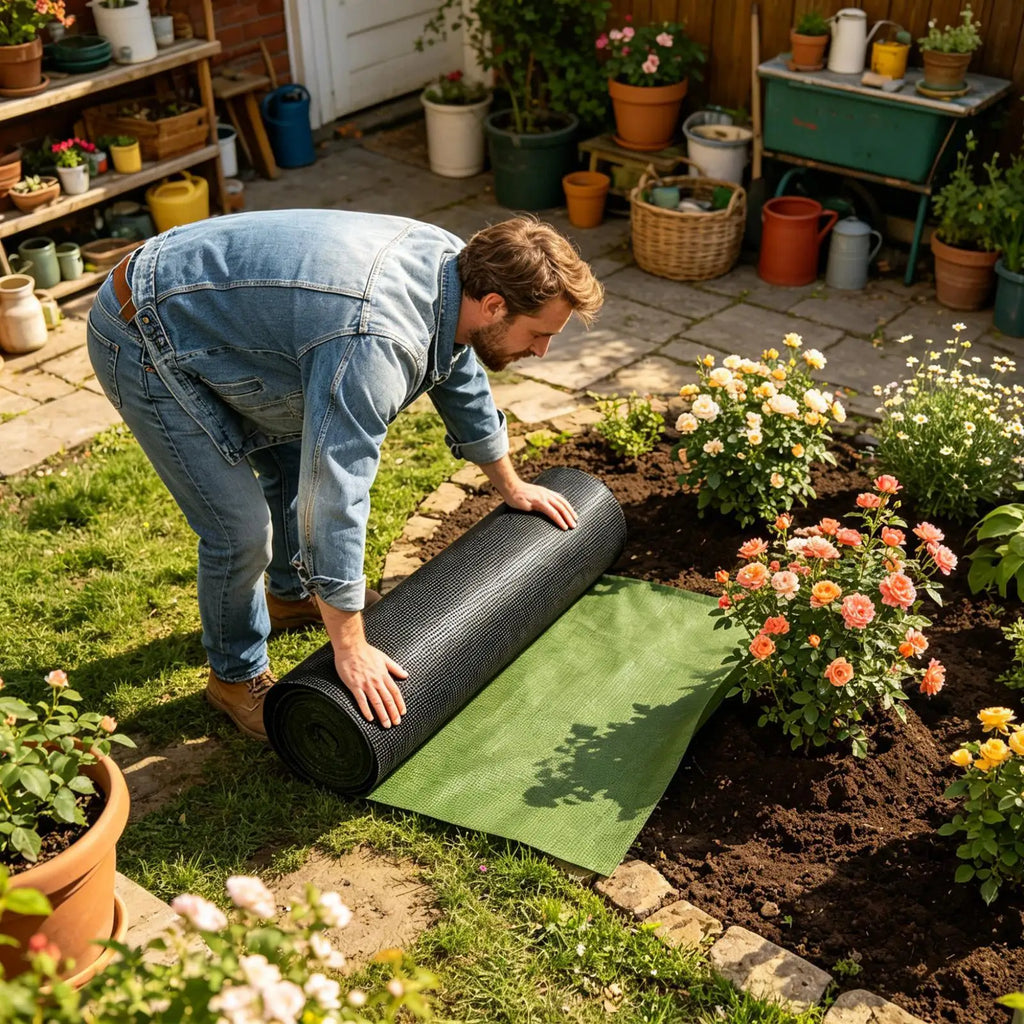 Garden Ground Cloth Grass Barrier Garden Landscape Fabric Grass Barrier Landscape Fabric Breathable Sun Blocking Cover For Lawn Oasis Select