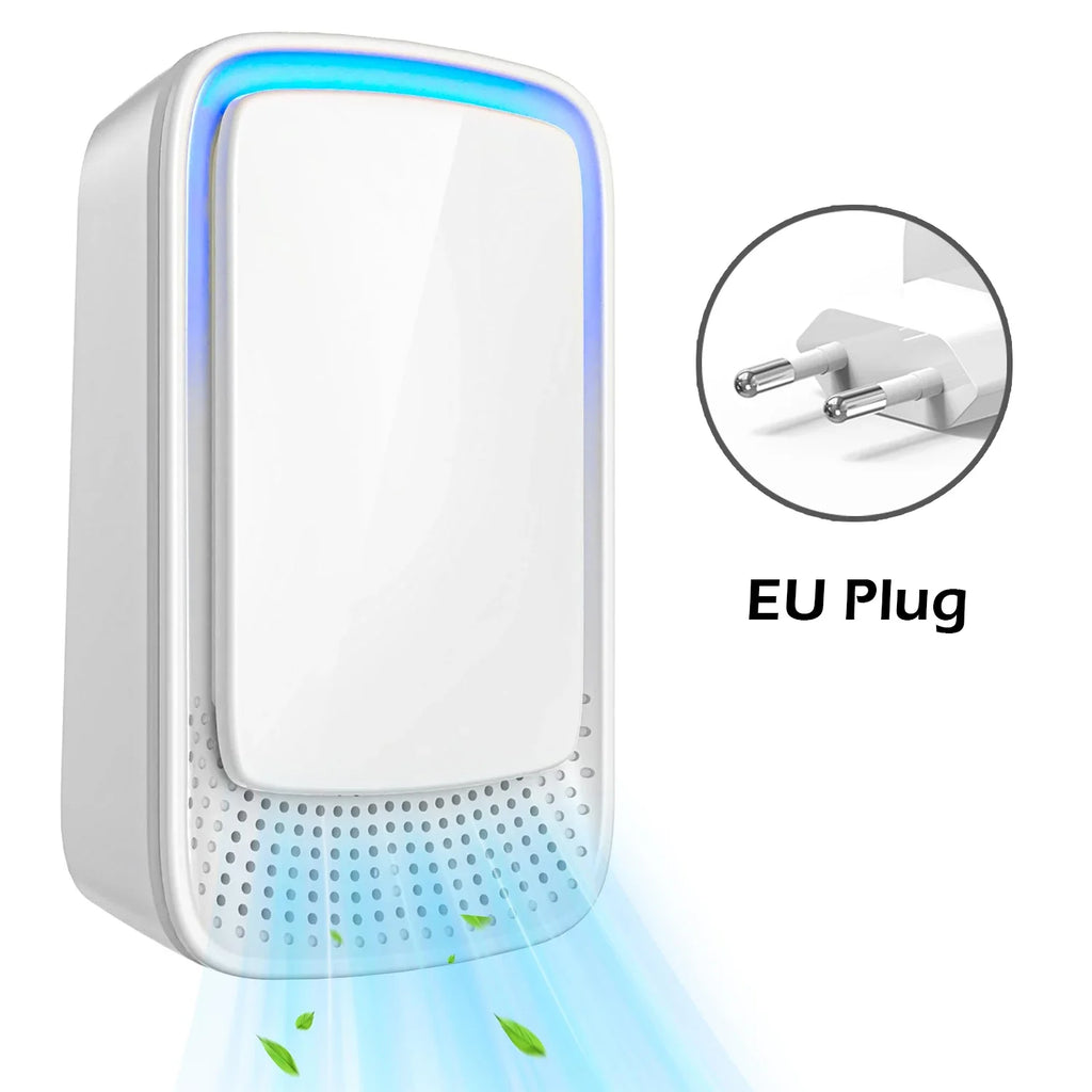 URGGU Mini Plug-In Negative Ion Air Purifier – Quiet Ionizer Plug-In Air Ionizer Oasis Select EU Plug