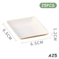 Compostable Sugarcane Dessert Plates – 10 or 25 Pack | Eco Snack