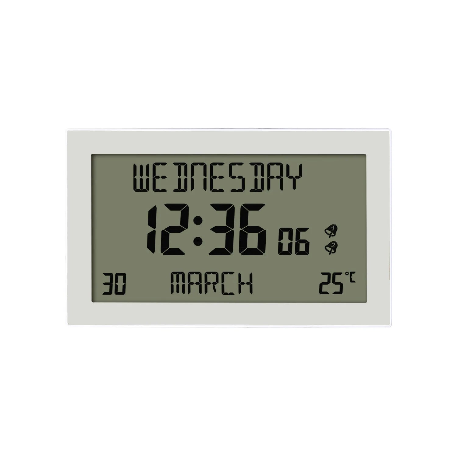 Alarm Clocks Lcd Display Desk Small Clock High-Definition Multi-Function Machine Reminders In Multiple Languages For Travel Home Oasis Select Style 5