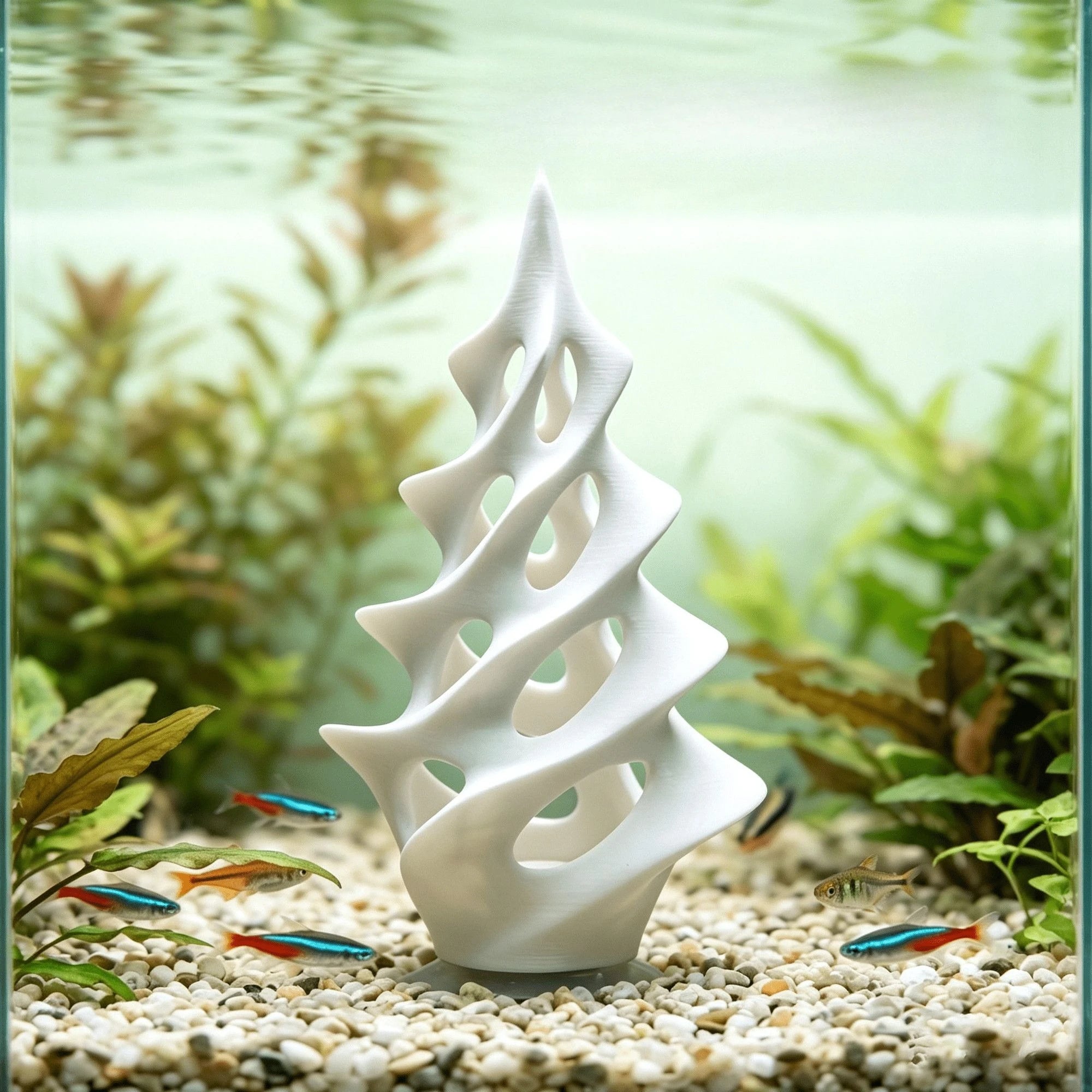 Hollow Tree Aquarium-Safe Fish Hideout Multi-Hole Shelter Creative Art Ornament Decor for Small Fish Shrimp Aquarium Accessories Oasis Select