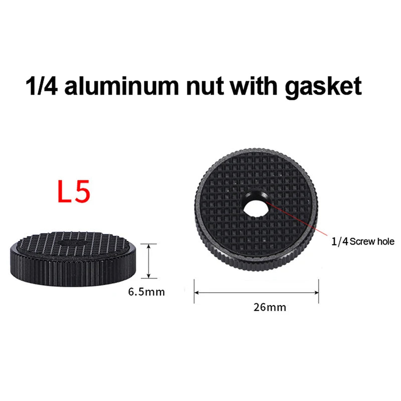 Camera Screw Adapter 1/4 3/8 5/8" Tripod Hot Shoe Mount