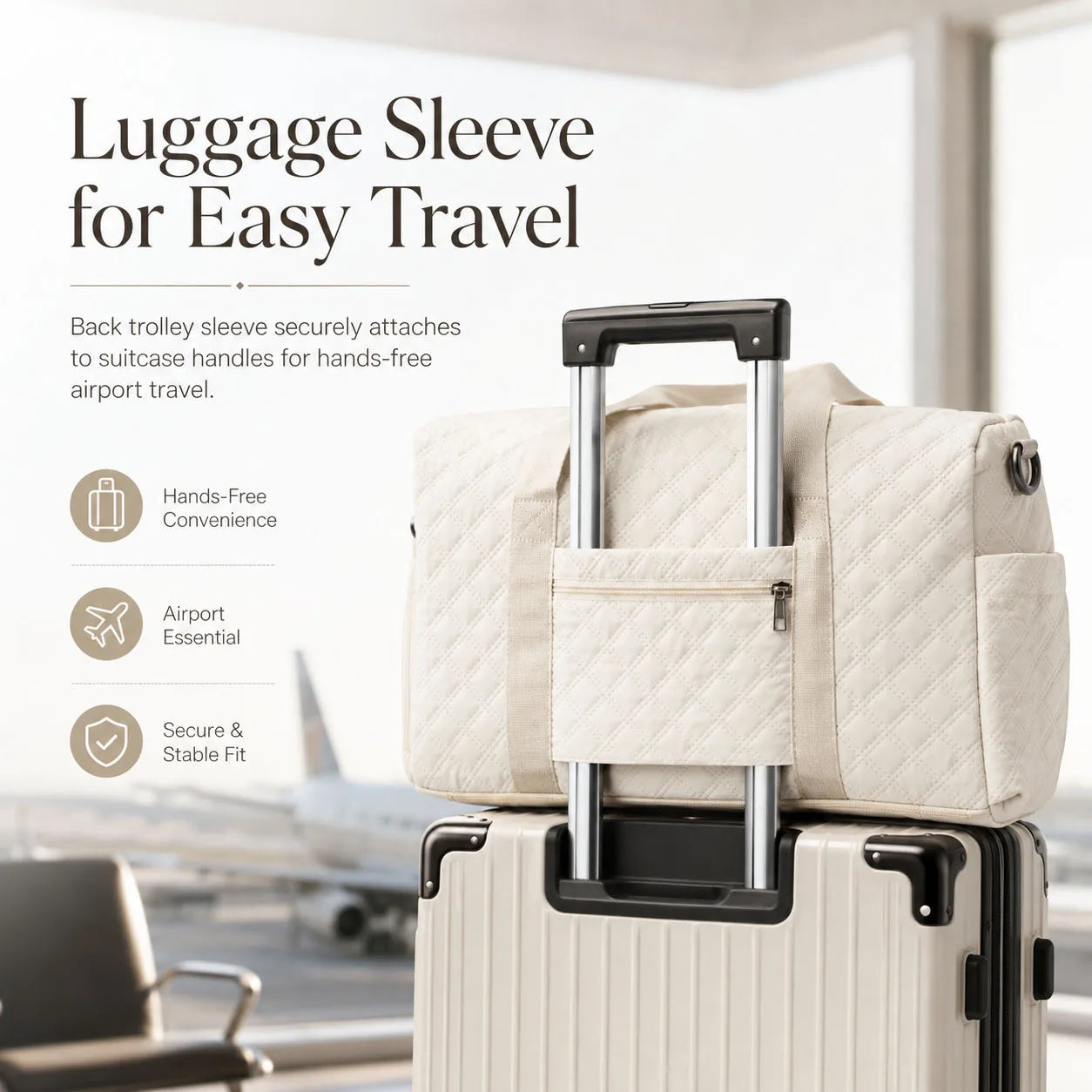 A spacious outdoor luggage bag with separate compartments for dry and wet items and dual-sided dividers Oasis Select