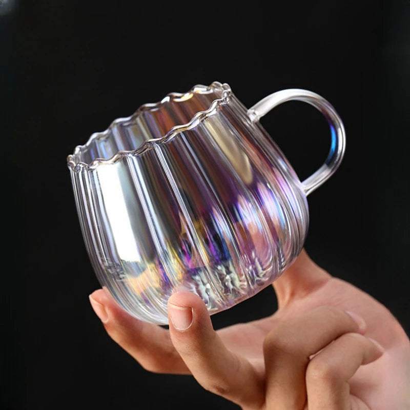 400ml Pumpkin Shaped Glass Cups High Borosilicate Glass Coffee Tea Drinks Dessert Breakfast Glasses For Juice Milk Tea Drinkware Oasis Select