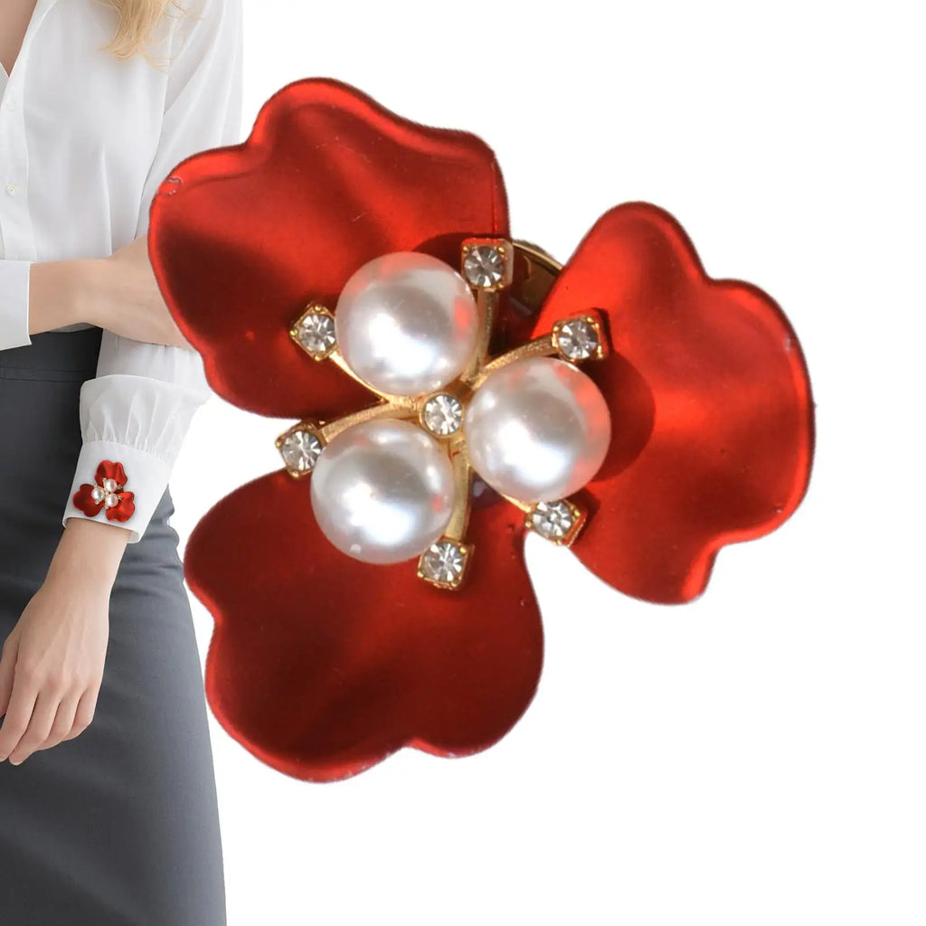 Button Covers for Women Flower Shape Shirt Decoration Decorative Button Covers for Sewists Fashion Designers DIY Enthusiasts Oasis Select