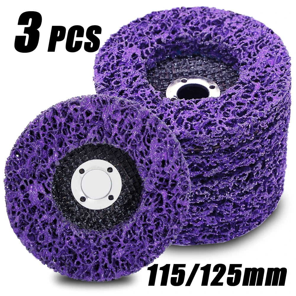 1/2/3PCS Diamond Grinding Wheel Flip Disc Grinding Tools Rust Removal Polishing Wheel Angle Grinder Accessories 100/115/125mm Oasis Select