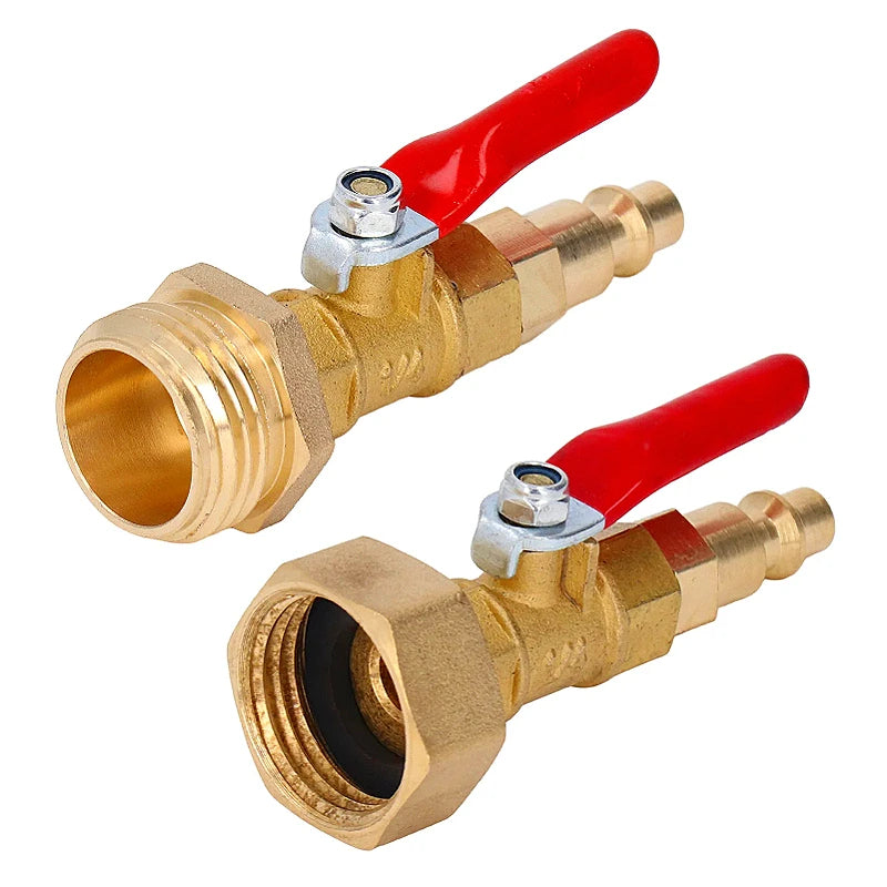 Brass Male Head Quick Aging 3/4 Inch Male Thread Suitable for RV1/4 Inch Quick Connector Explosion-proof Joint Oasis Select