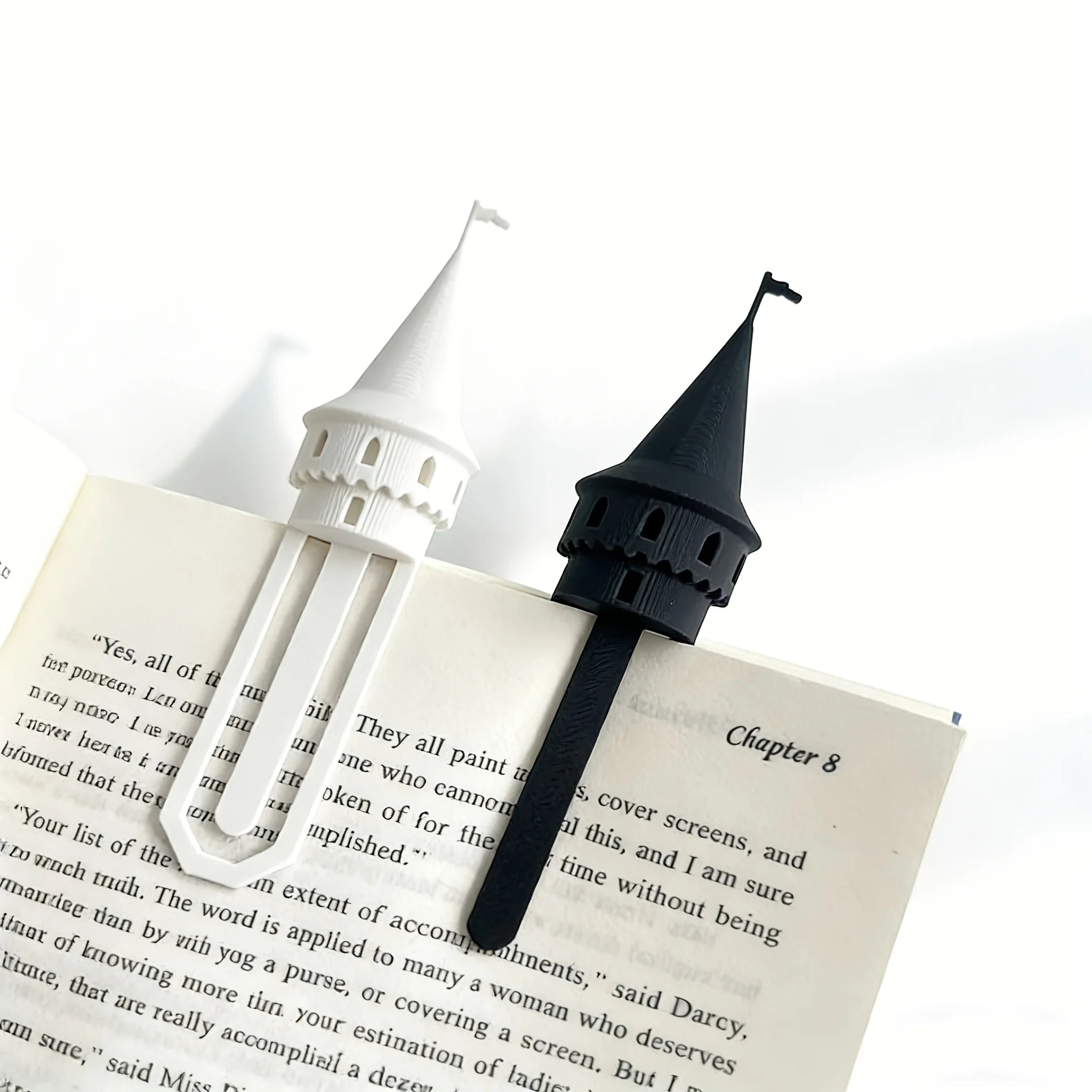 Magic Castle Spire Bookmarks Home Creative Page Stand Books Decor Cute Novelty Reading Accessories Desktop Ornaments Party Gifts Oasis Select