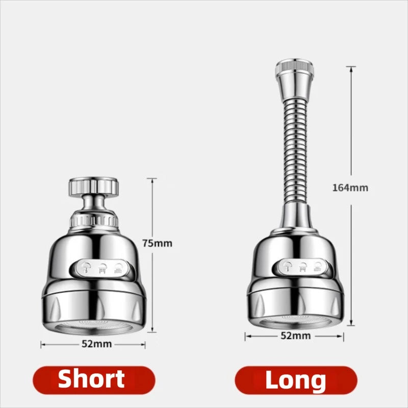 3 Modes Universal Kitchen Faucet Extenders Adapter 360° Rotation Filter Kitchen Gadgets Spray Water Saving Faucet Accessories Oasis Select