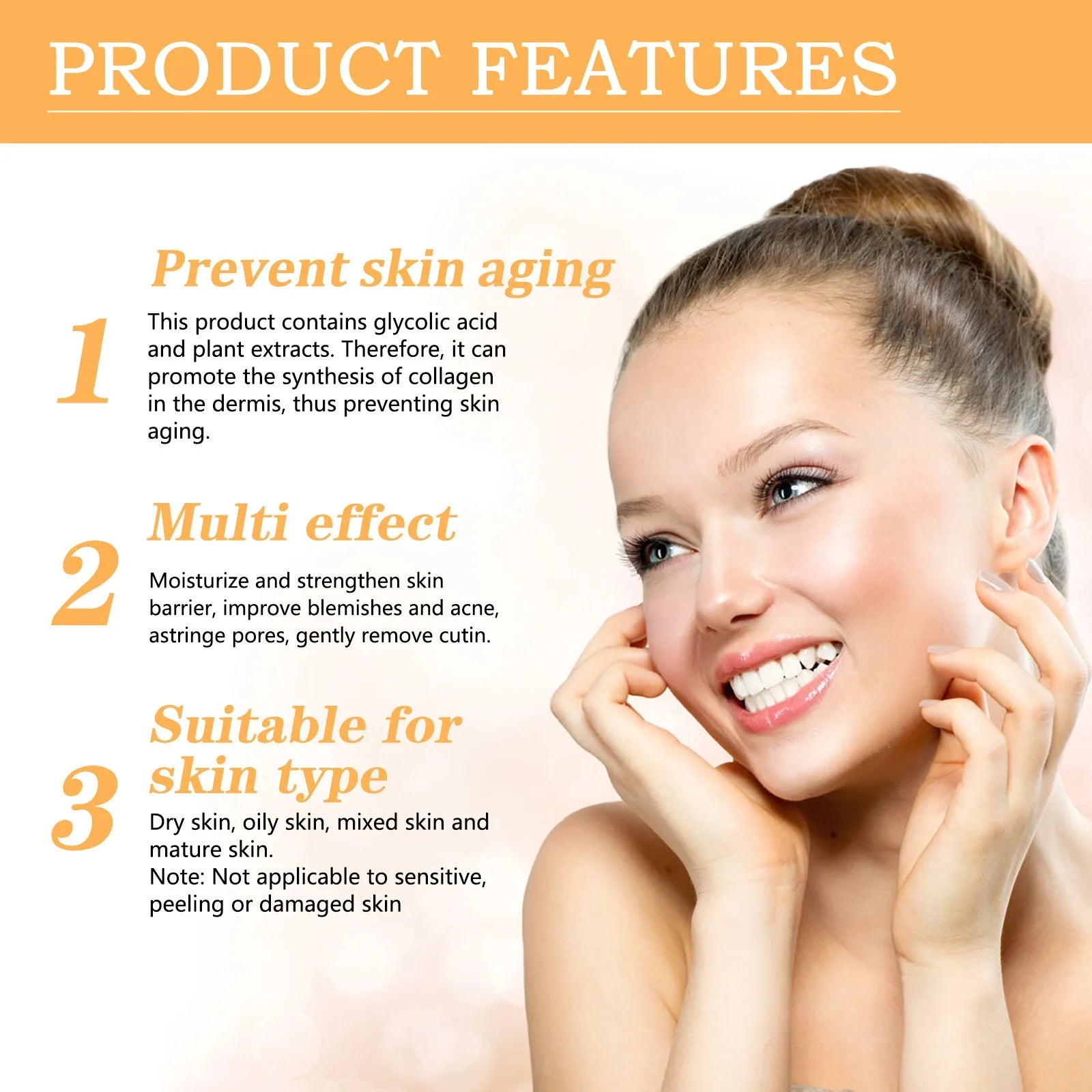 Glycolic Acid 7% Toning Solution Ordinary Acne Remover Lifting Firming Wrinkles Glowing Facial Skin Care Glycolic Acid Toner Oasis Select