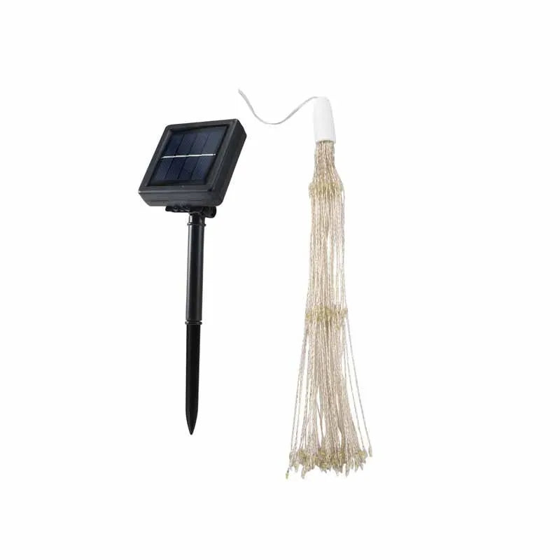 Led Solar-powered Hanging Smoke and Flower Lamps, Outdoor Garden Decoration, Lawn, Wedding Courtyard Decoration, Dandelion Lamps Oasis Select Warm color 450 lightone to five