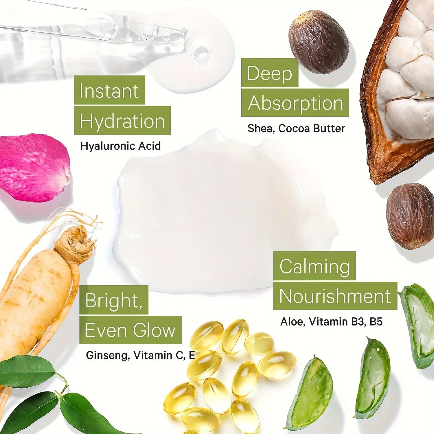 Hydrating Face Moisturizer – Hyaluronic Acid, Vitamin C & Aloe Face Moisturizer Oasis Select