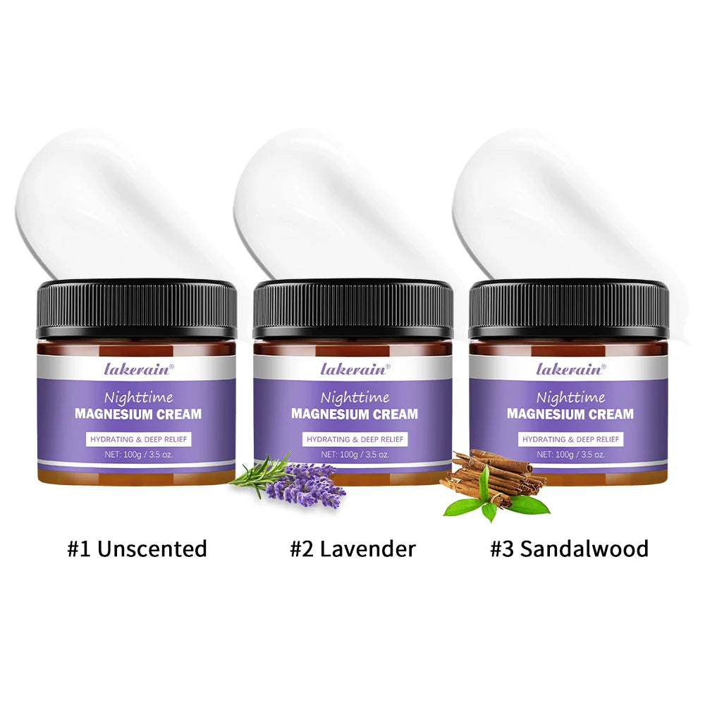 Magnesium Nighttime Cream – Lavender, Shea & Vitamin E