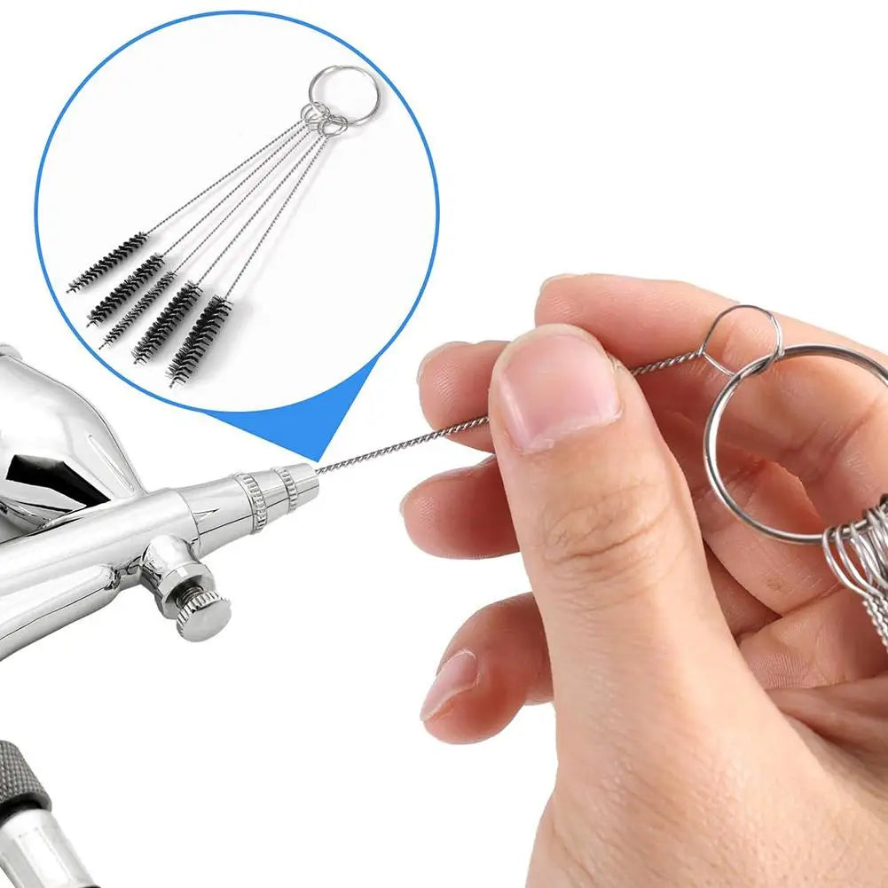 Carburetor Cleaning Tool Carbon Dirt Jet Remove Brushes Needles for Car Motorcycle Moped Scooter ATV Carb Jets Wire Cleaner Kits Oasis Select