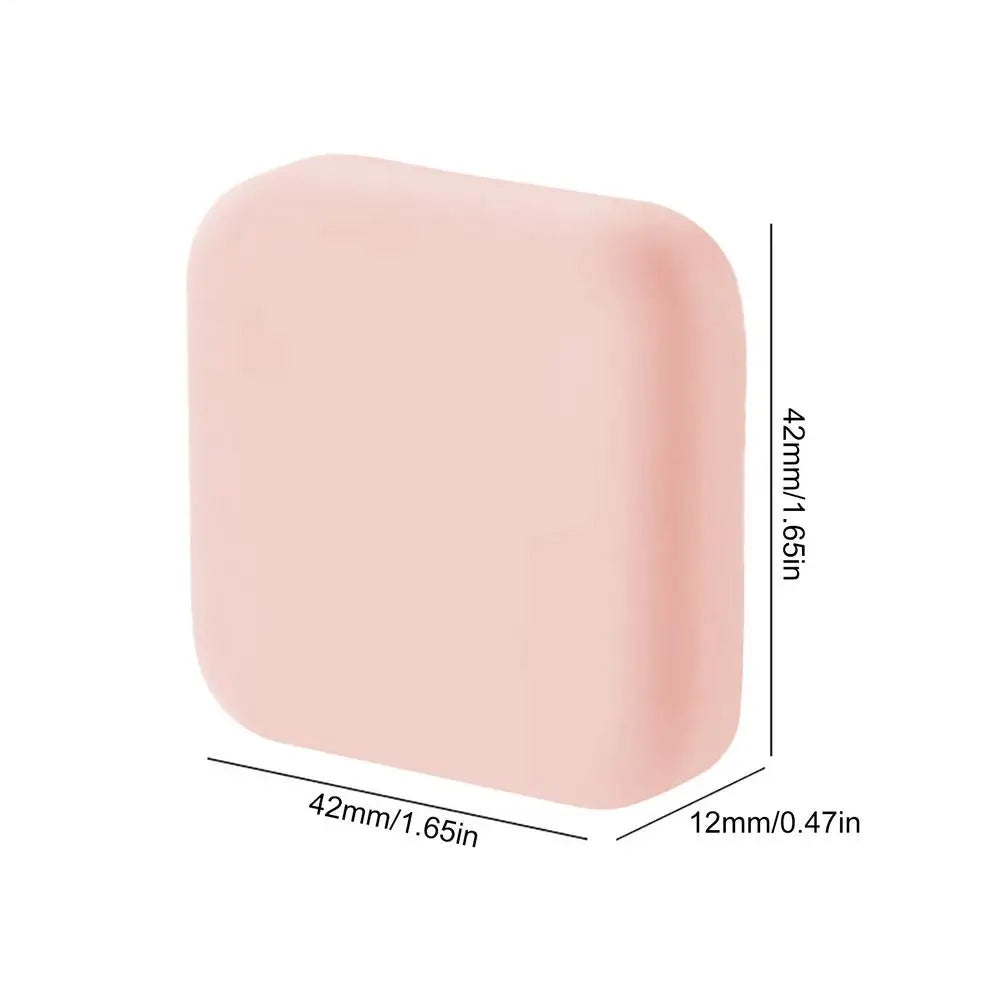 Silicone Door Stopper Wall Anti-collision Door Stopper Adhesive Pad Cabinet Door Bumpers Protection Porte Pad Wall Protector Pad Oasis Select Pink