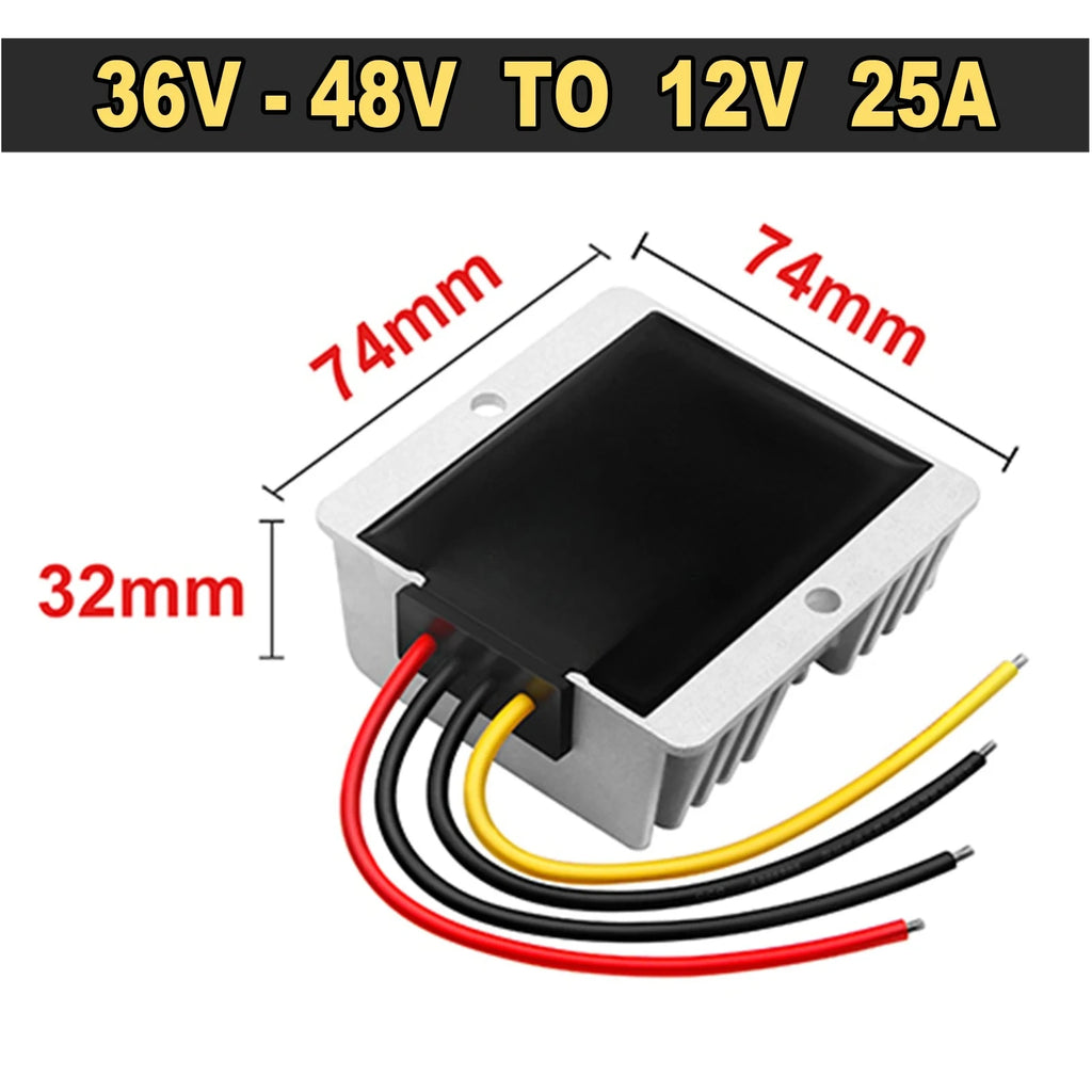 36V 48V to 12V Power Inverter 36V to 12V Transformer Adapter CE RoSH DC DC Converter 48V to 12V Step Down Buck Regulator Oasis Select 48V-12V 25A