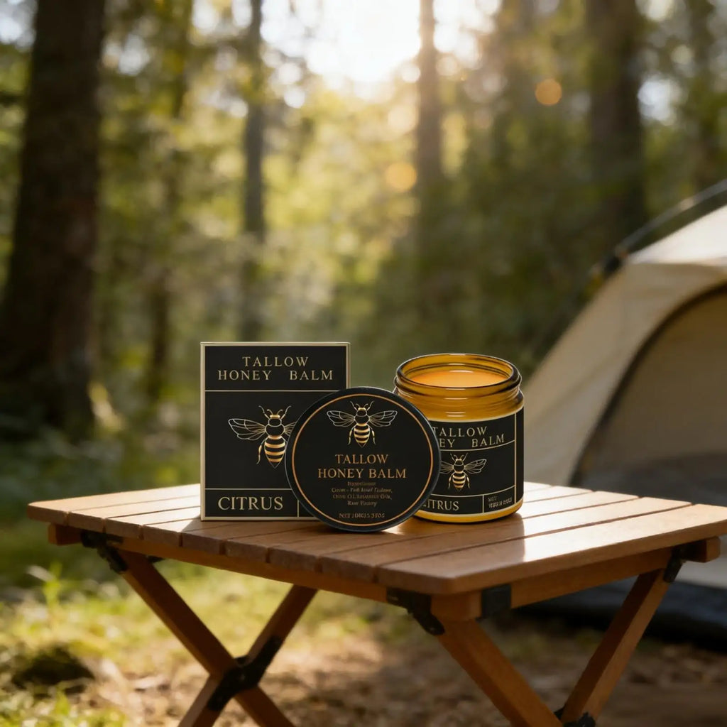 Tallow Honey Balm Deep Hydration Face Care Tighten Skin Firming Moisturizing Facial Rejuvenation Soft Smooth Beef Tallow Cream Oasis Select