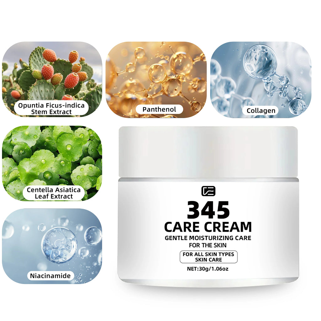345 Care Cream – Collagen & Niacinamide Face Moisturizer