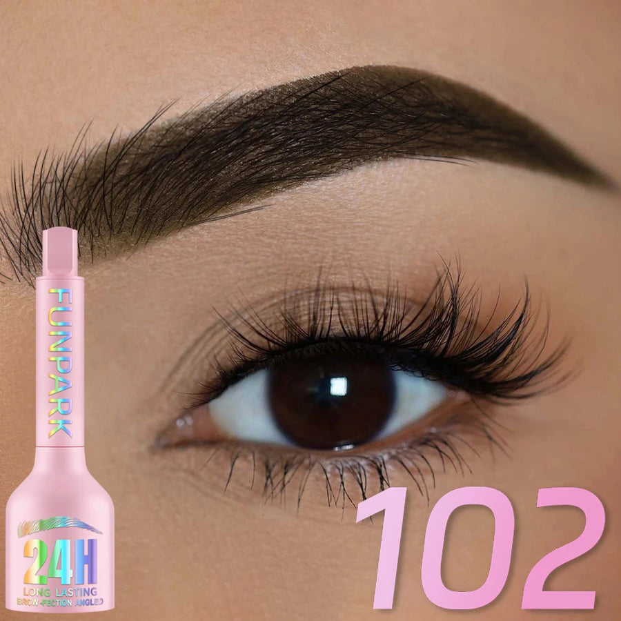 FUNPARK 3D Microblade Eyebrow Dye Cream – Waterproof, 3 Colors