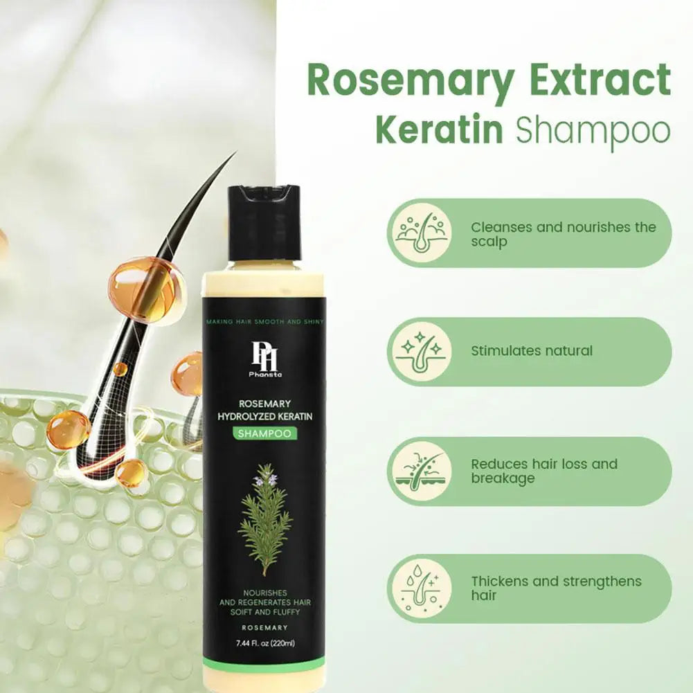 1/2pcs Rosemary Hair Shampoo Volumizing and Thickening Strengthening and Oil Control Nourishes and Repairs Hair Oil Adds Volume Oasis Select