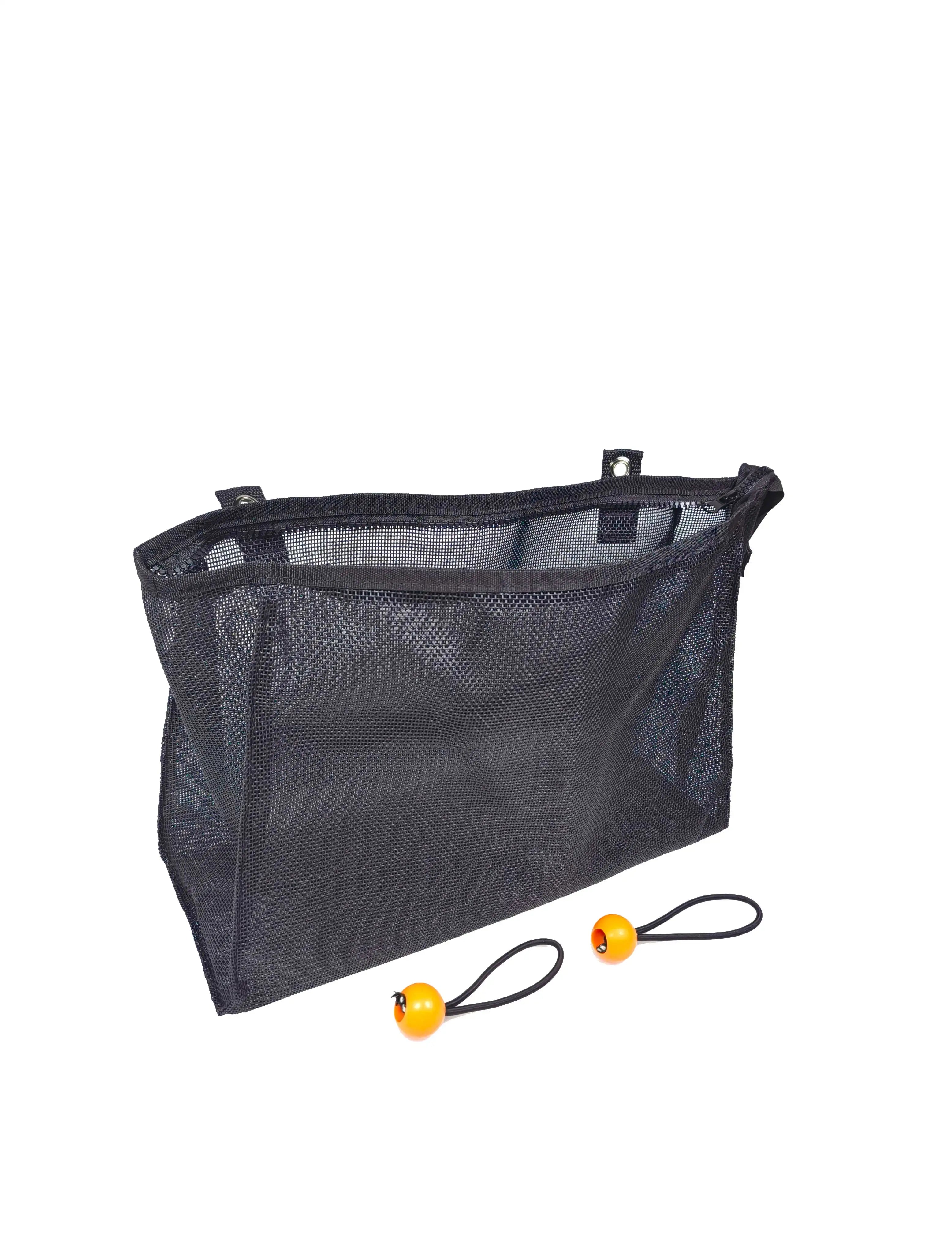 Big Size Heavy Duty Anchor Rope Zipper Pouch UV-Proof Mesh Storage Bag Line Organizer Pocket For Yacht Marine Boat Hanging Oasis Select Bag with Ball