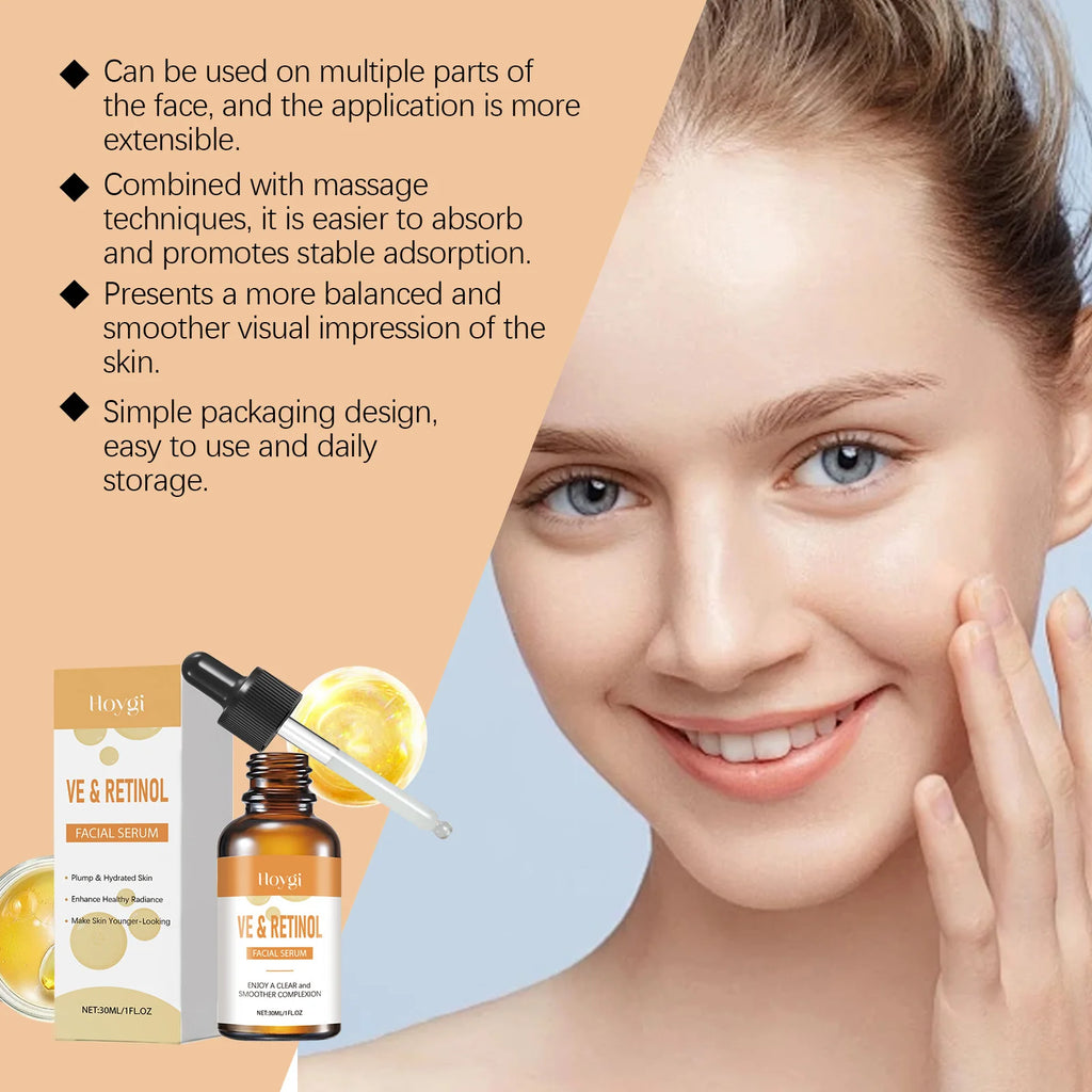 Hoygi Retinol & Vitamin E Face Serum – Anti-Aging 30ml Retinol Face Serum Oasis Select