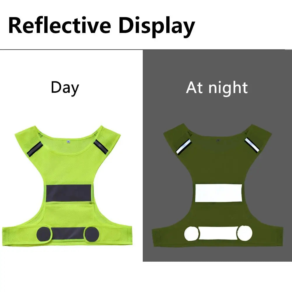 High Visibility Reflective Safety Vest – Lightweight & Adjustable Reflective Safety Vest Oasis Select