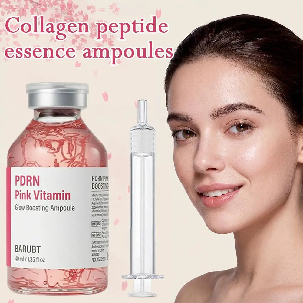 Collagen Silk Peptide Peptide Pink PDRN Glow Intensive Ampoule Intensely Hydrating, Lifting And Firming Increase Skin Elasticity Oasis Select