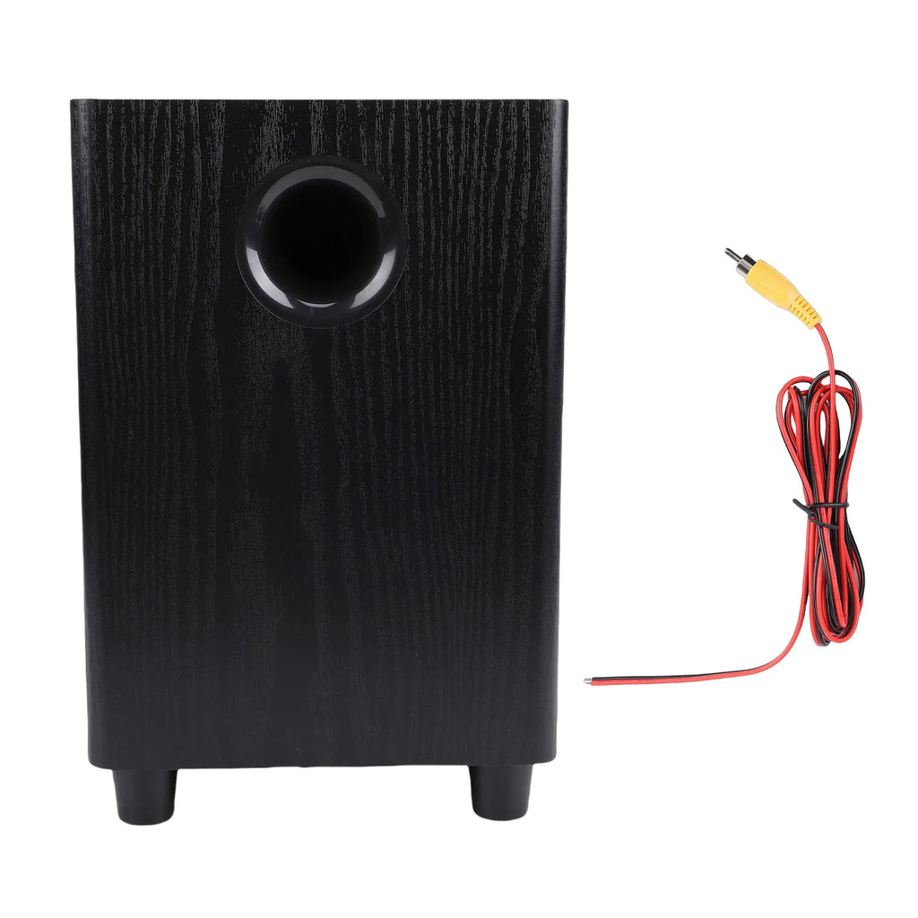 100W Home Subwoofer 6.5 Inch Independent Passive Subwoofer Speaker Plug and Play for Home Theater Party Home Theater Subwoofer Oasis Select black
