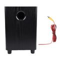 100W Home Subwoofer 6.5 Inch Independent Passive Subwoofer Speaker Plug and Play for Home Theater Party Home Theater Subwoofer Oasis Select black
