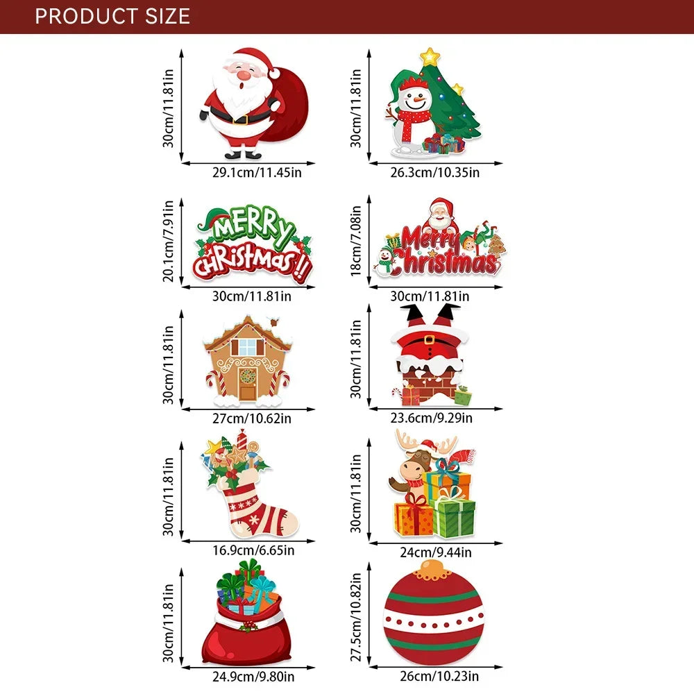 Christmas Decorations Party Door Decorations Santa Claus Door Decorations Banners Pendants Party Supplies Oasis Select