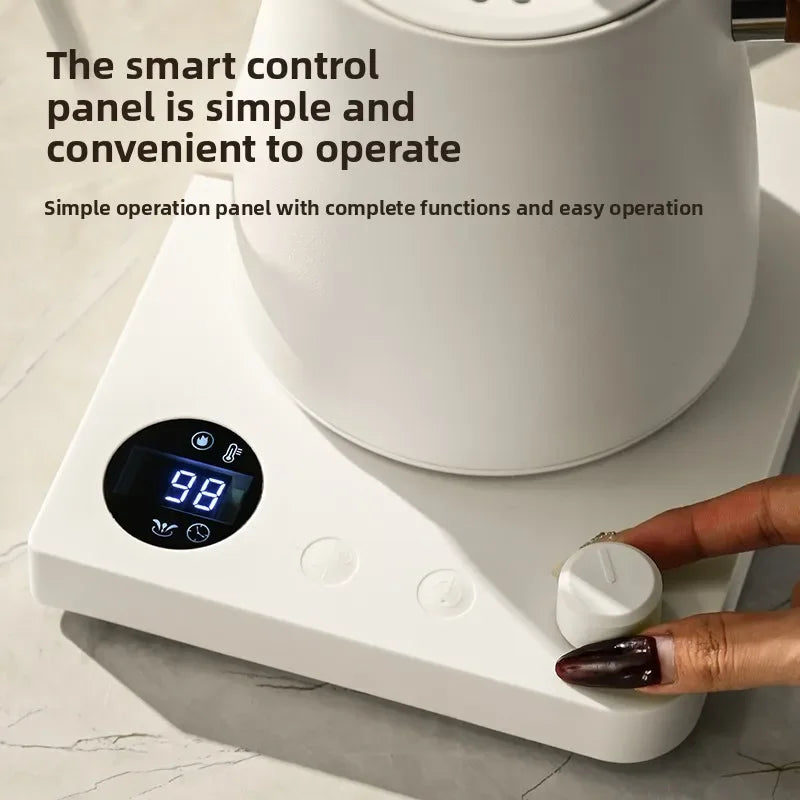 URGGU 1000W Gooseneck Electric Kettle – LCD Temp Control