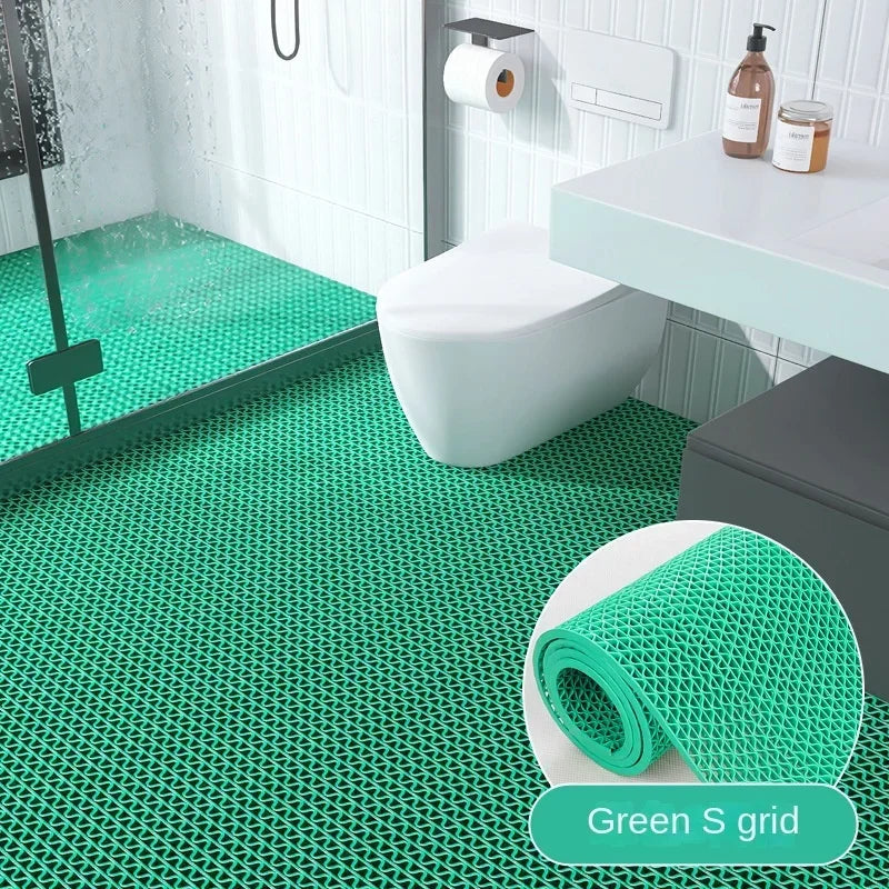 1-3PCS Hollow Out Bathroom Floor Mat Non Slip Drainage Shower Mat for Kitchen Sink Area Anti Slip Water Flow Rug Quick Dry Oasis Select