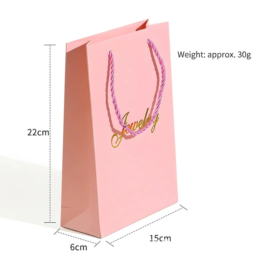 Paperboard Gift Tote Bag for Jewelry, Cosmetics & Party Favors