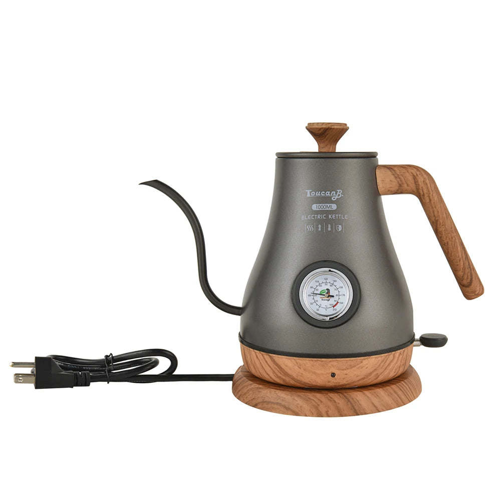 URGGU Stainless Steel Electric Kettle – 110V Temperature Control
