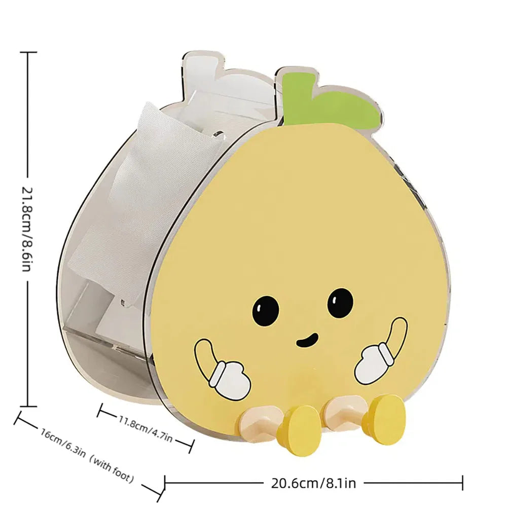 Cartoon tissue box, fruit shape napkin storage box, cute rabbit tissue box, storage box/tissue box 2 in 1 Oasis Select