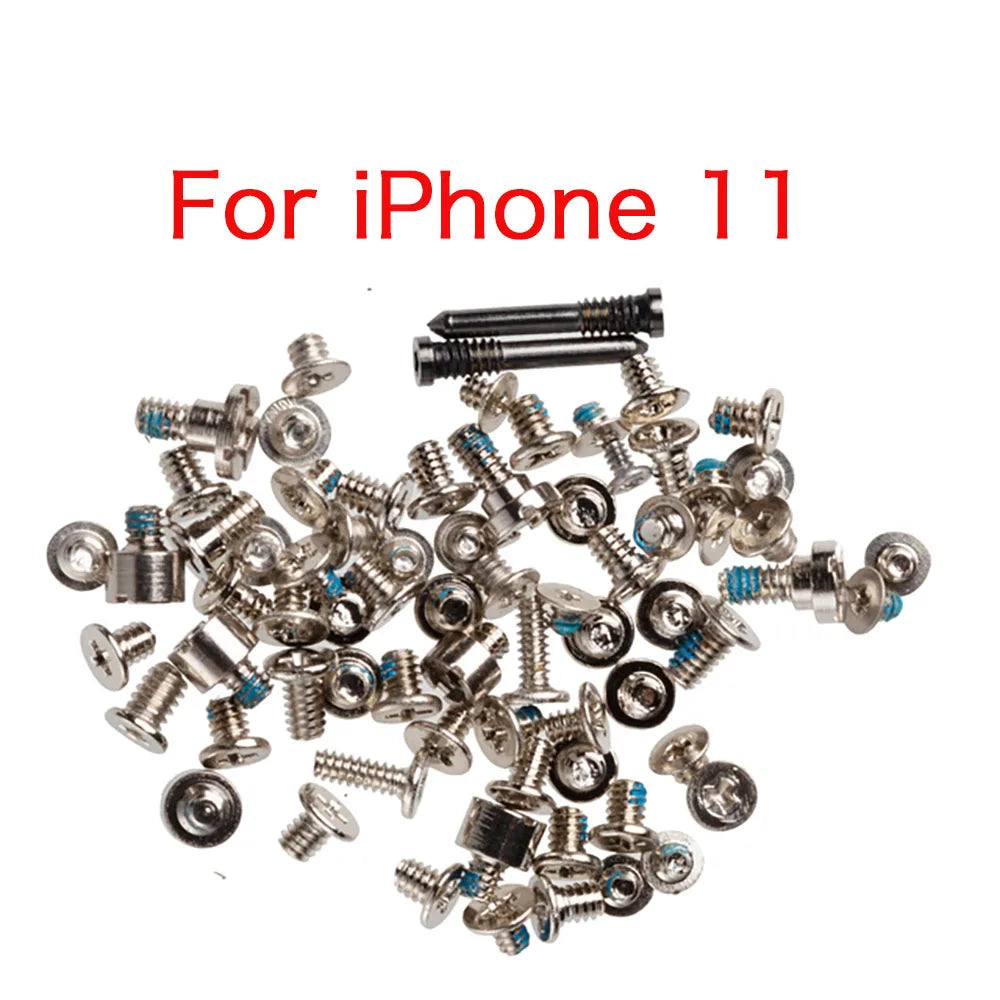 iPhone 7–12 Pro Max Full Screw Replacement Set | 5-Star Screws