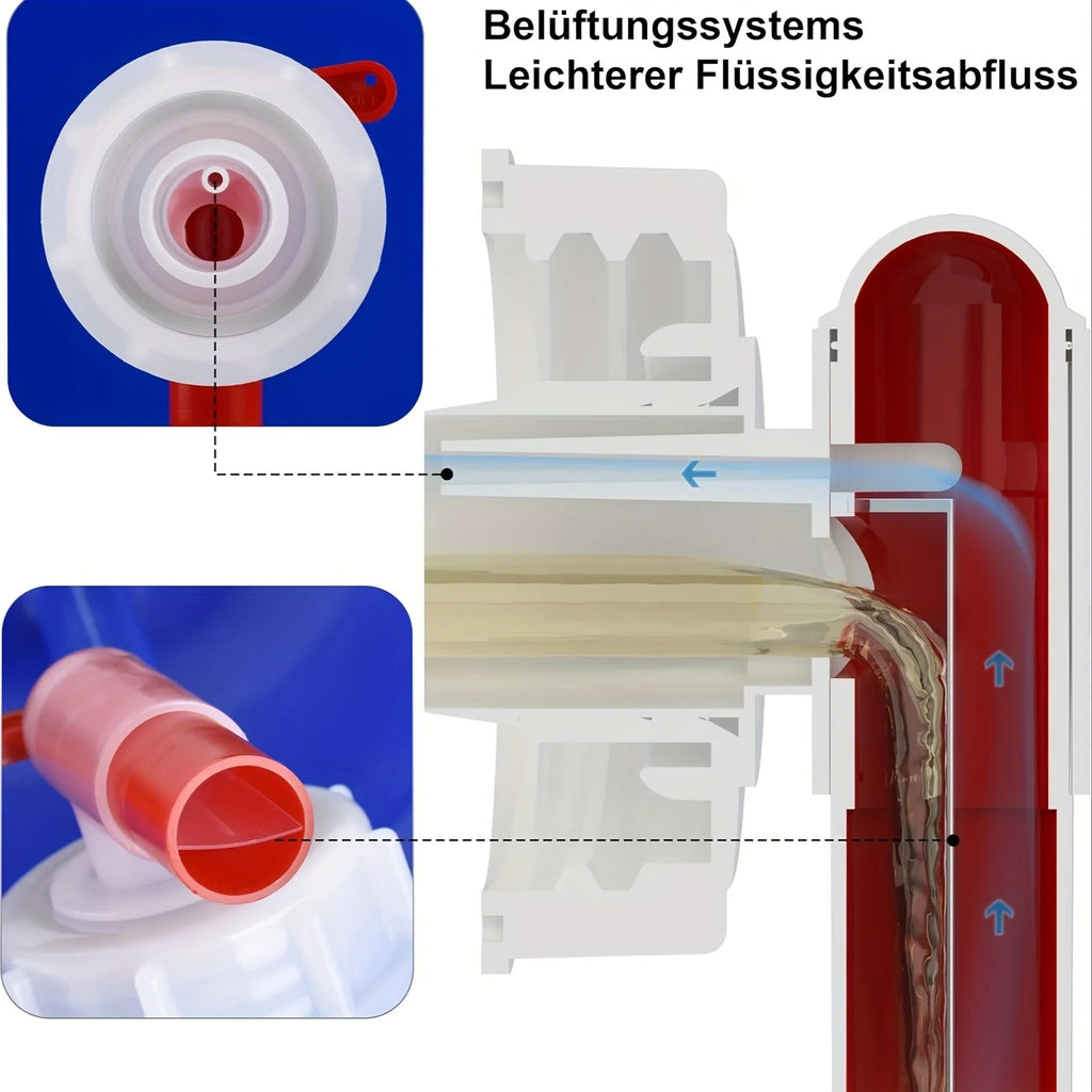 1pc DIN61 plastic dispenser valve for 15-60 liter canning taps -European standard, wall mounted garden hose faucet with handle Oasis Select