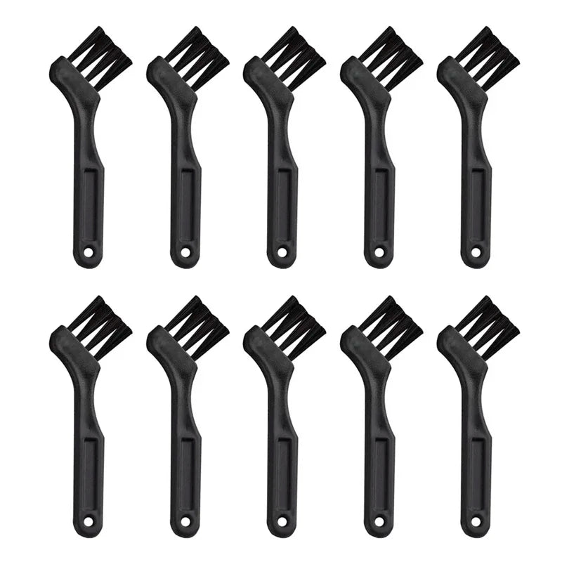 10-Pack Mini Nylon Cleaning Brushes – Keyboard, Razor & Gadgets