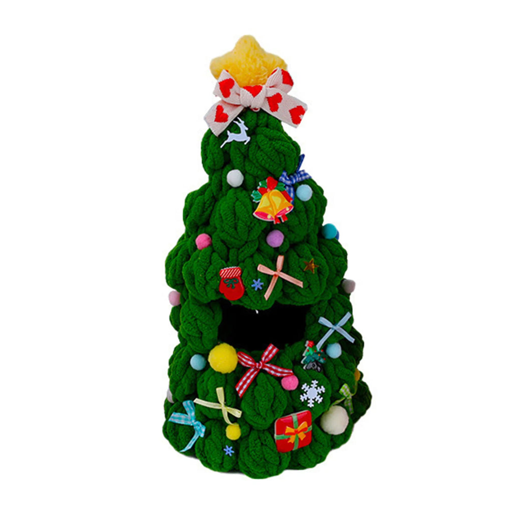 Handmade Crochet Christmas Tree Doll Outfit | 17cm Plush Doll