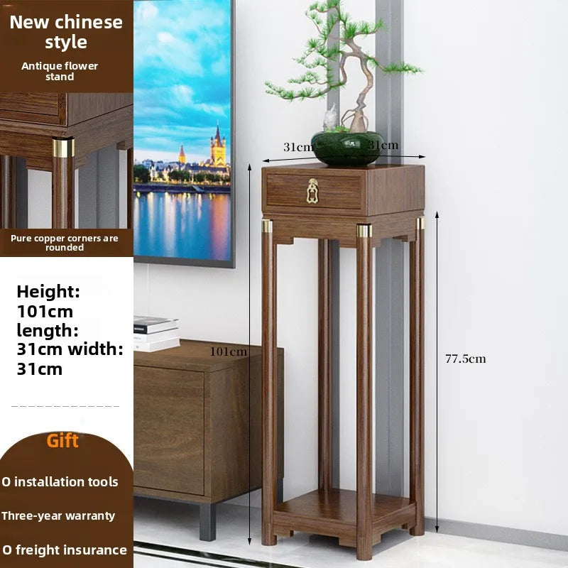 New Chinese-style table, end view table, table case, Zen-style foyer Buddhist table, end view table, porch cabinet, narrow style Oasis Select Large with draw