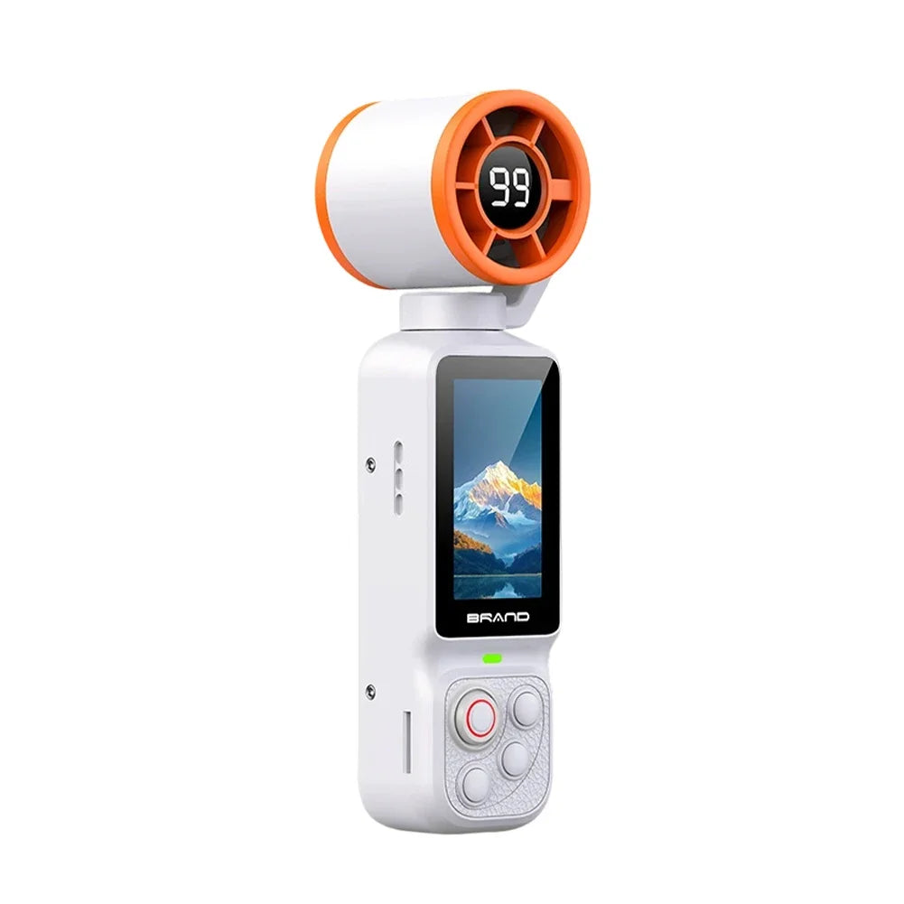 1080p Pocket Vlog Camera – 180° Rotatable Lens & Cooling Fan