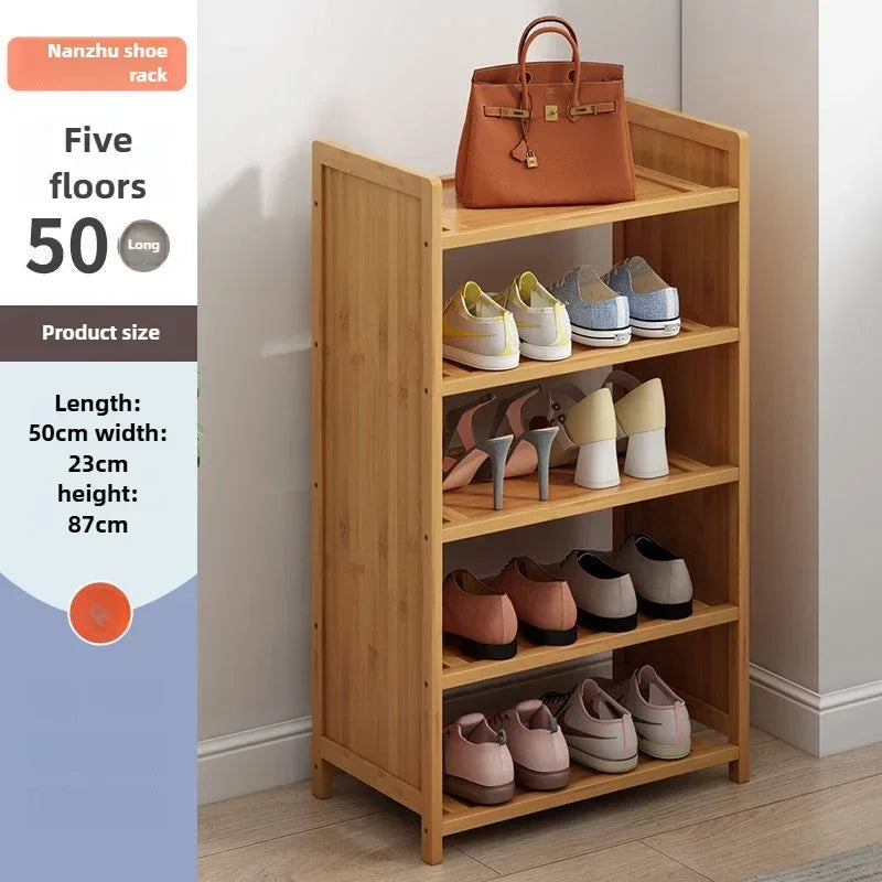 Multi-functional Space-saving shoe rack Multi-layer bamboo shoe rack Storage dust-proof storage shoe rack Oasis Select Fifth floor A