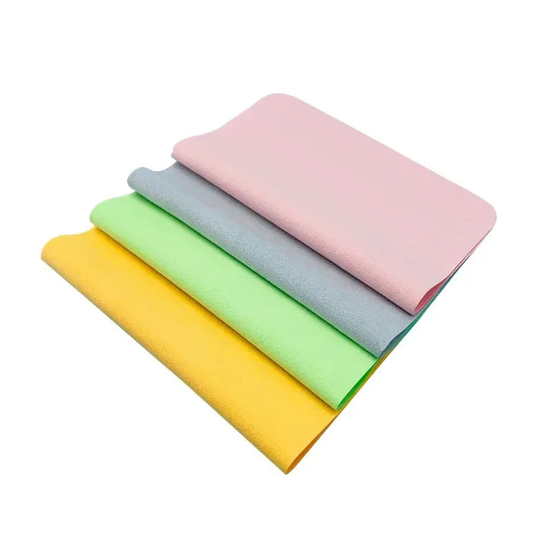 5pcs Suede Glasses Cloth Solid Color Microfiber Glasses Cleaner Cleaning Wipes Lens Phone Screen Microfiber Cleaning Cloth Male Oasis Select