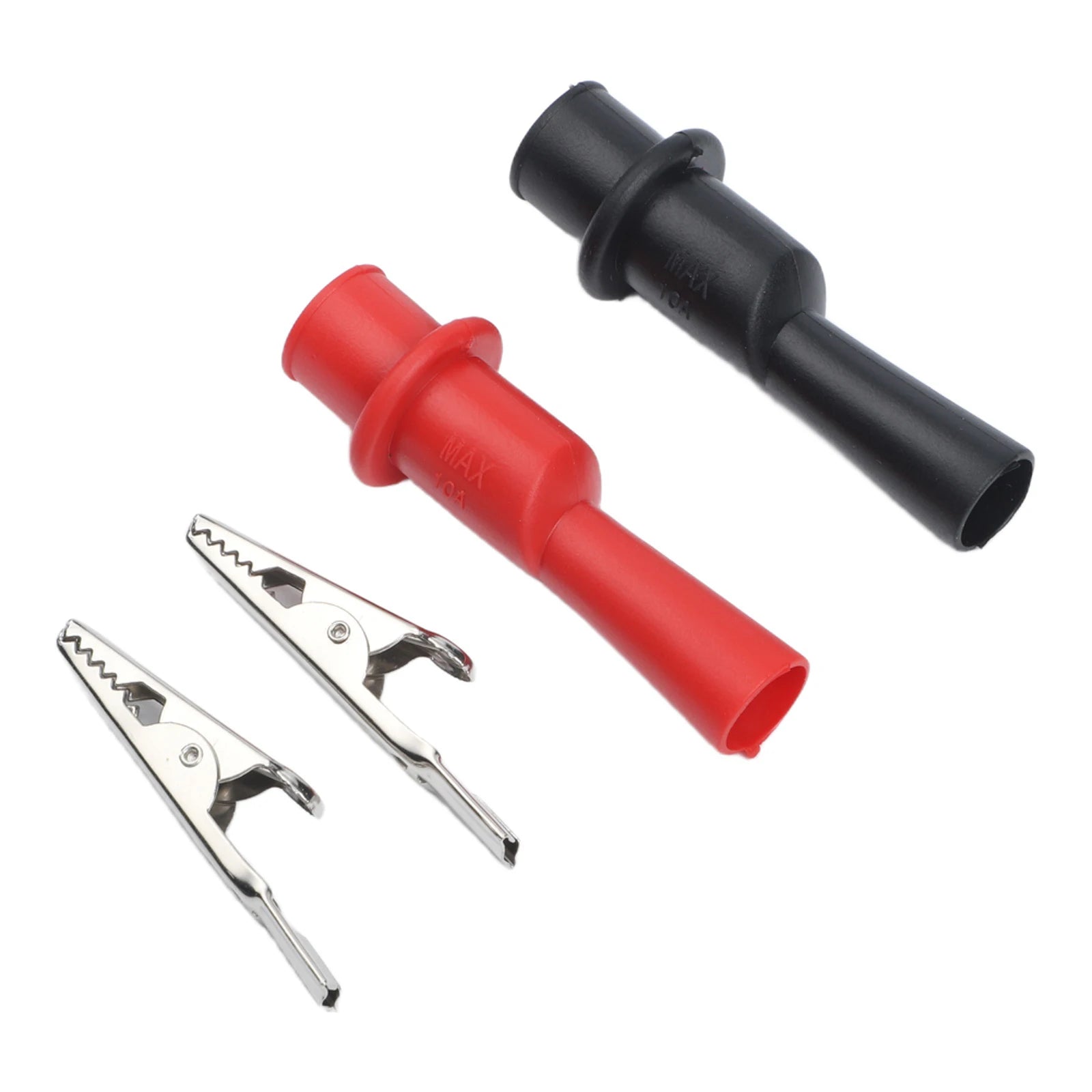 Alligator Test Clips 1000V 10A – 10mm Crocodile Clamps Red & Black Alligator Test Clips Oasis Select