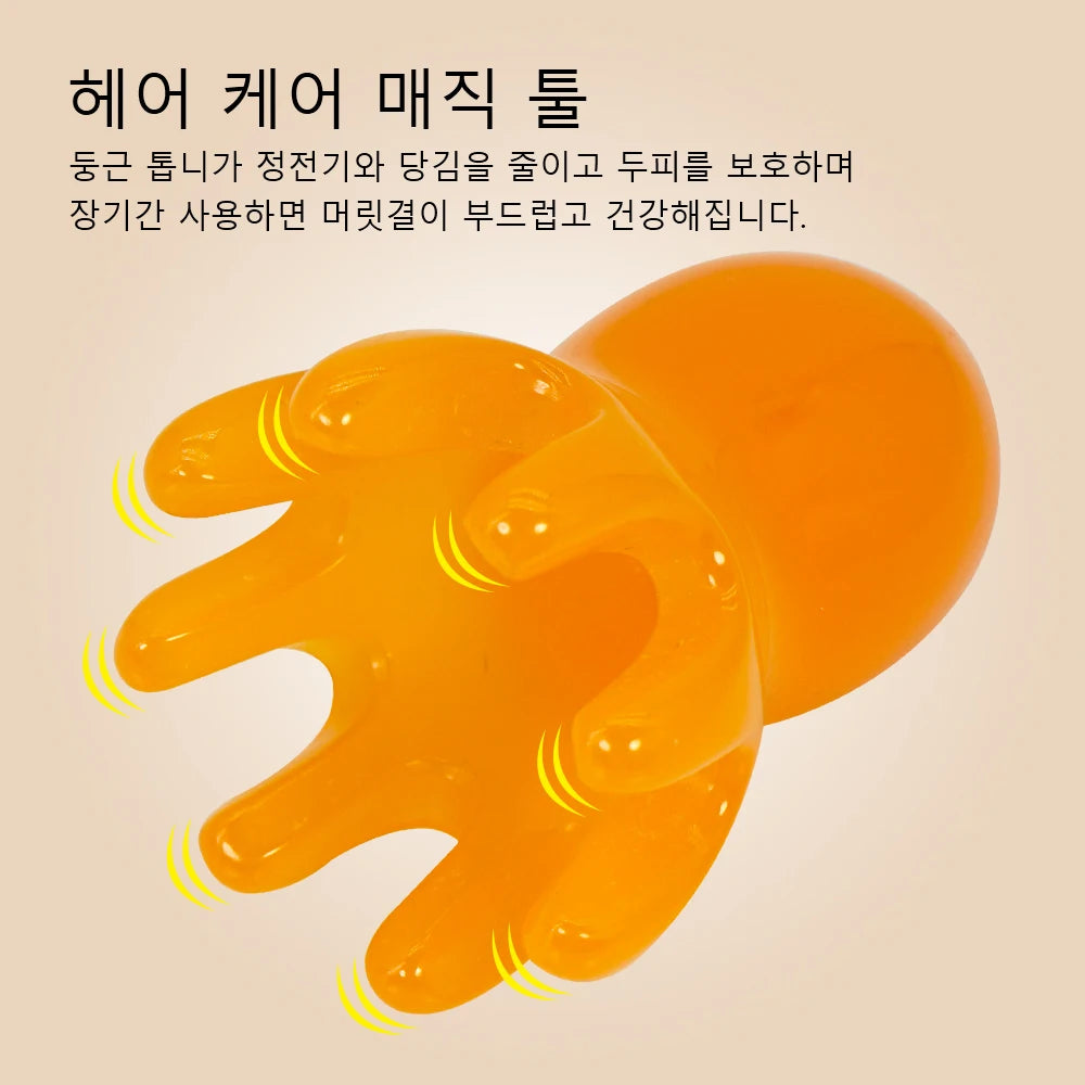 Octopus Scalp Massage Comb – Korean Hair Care Tool Scalp Massage Comb Oasis Select