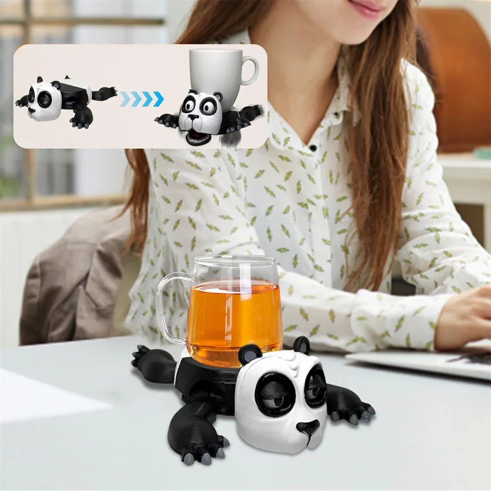 3D Funny Tea Coasters, Panda Cup Holder, Insulated Drink Mat Wine Coffee Glasses Home Decor & Kitchen Accessories, Gag Gift Oasis Select