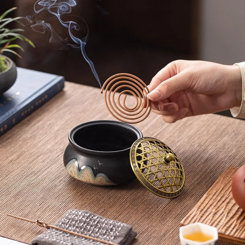 Landscape Themed Incense Burner For Home Ideal For Creating Calm Ambiance And Adding Elegant Touch To Relaxation Spaces Oasis Select