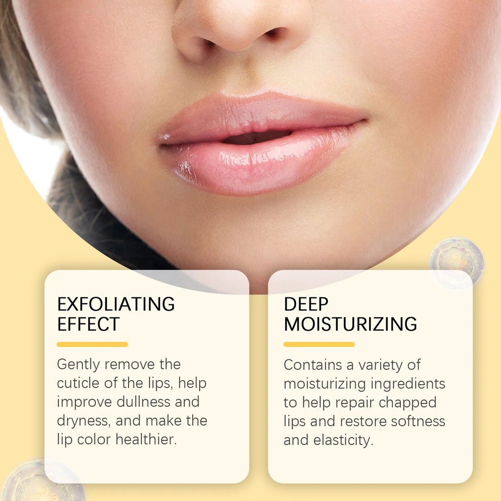WOODSLEEP Coconut Vanilla Lip Scrub – Exfoliate & Moisturize Lip Scrub Oasis Select