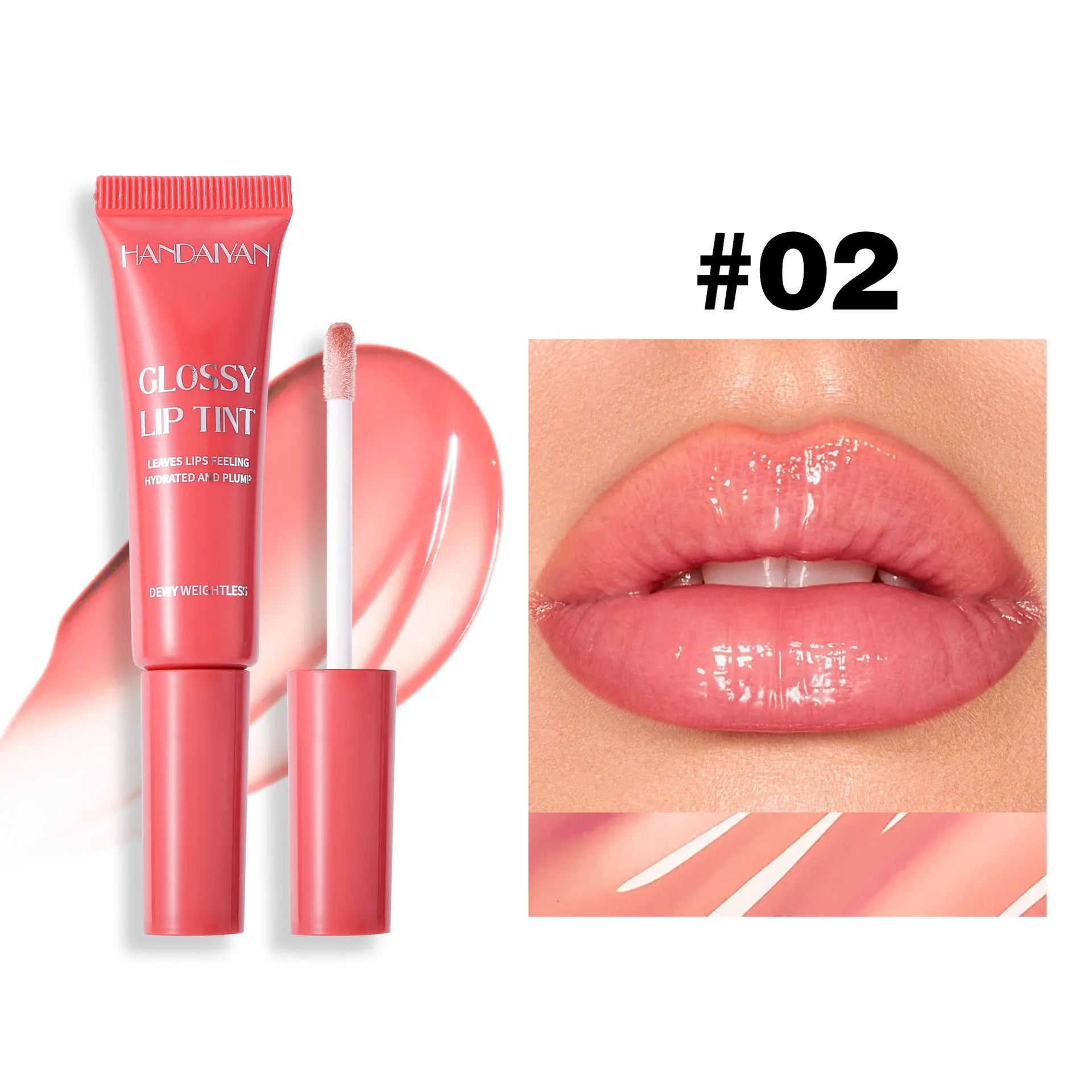 Handaiyan Pearlescent Hydrating Lip Glaze – Glass Shine Gloss